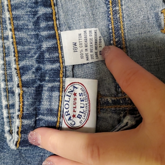 Carolina Blue Denim Shorts - Picture 5 of 5